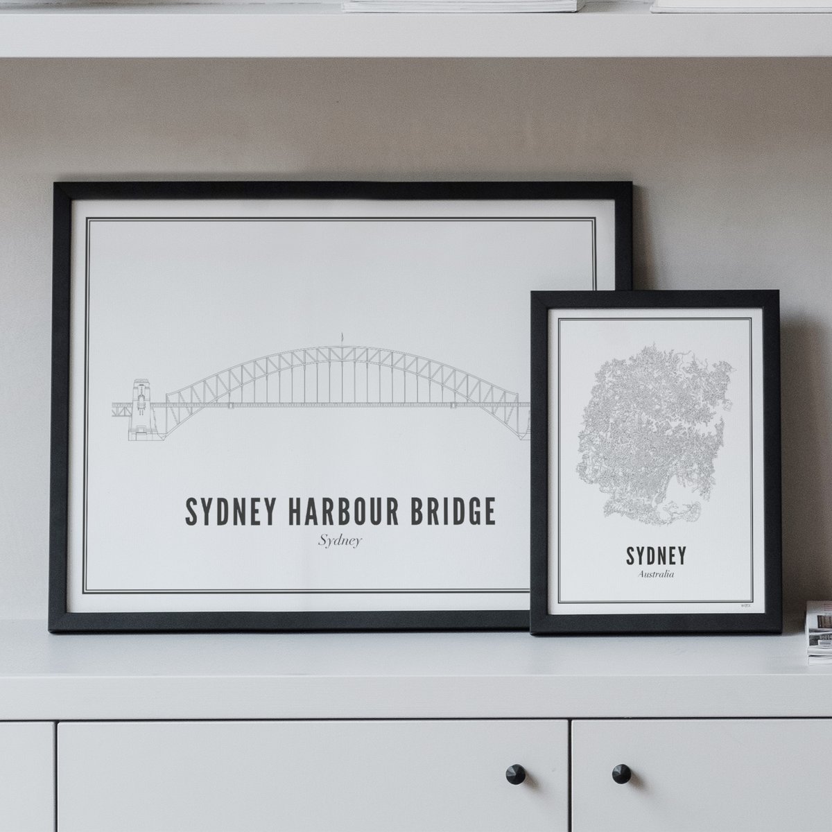 Poster von Sydney - Sydney Harbour Bridge | WIJCK.